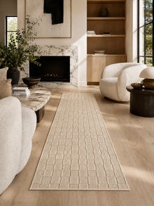 Loper Japandi Vloerkleed - HELIX 2203 BEIGE