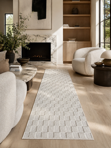 Loper Japandi Vloerkleed - HELIX 2203 CREAM