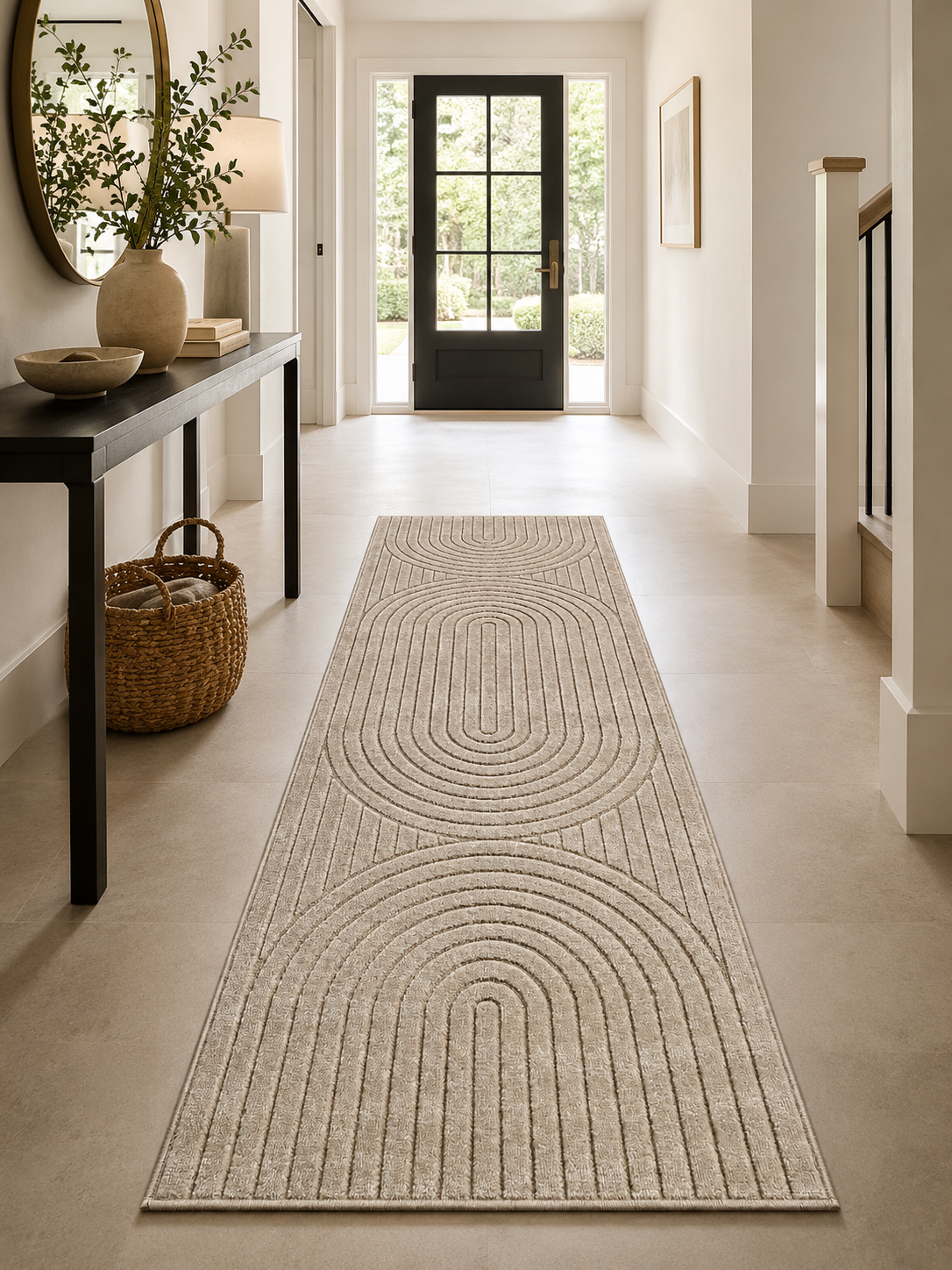 Loper Japandi Vloerkleed - NOVA 1201 BEIGE
