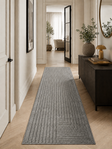 Loper Japandi Vloerkleed - NOVA 1202 SILVER