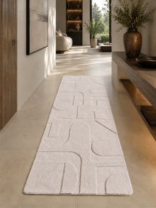 Loper Japandi Vloerkleed - POMPEI 1614 CREAM