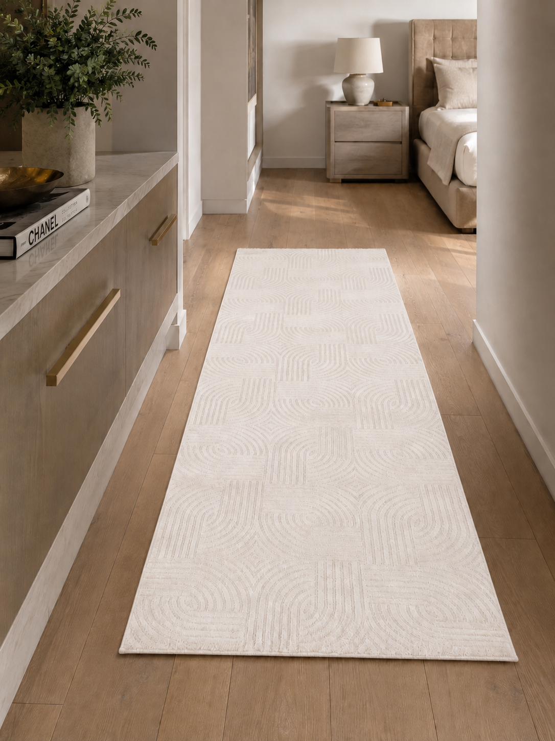 Loper Japandi Vloerkleed - SAHARA 1112 CREAM