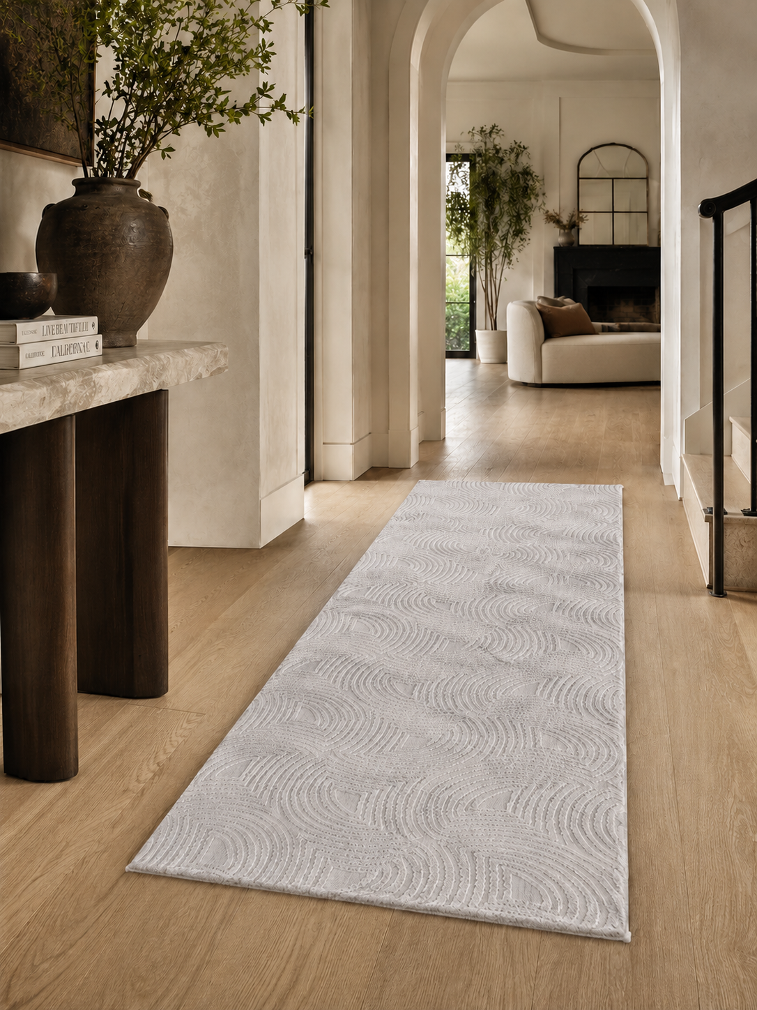 Loper Japandi Vloerkleed - SAHARA 1113 SILVER