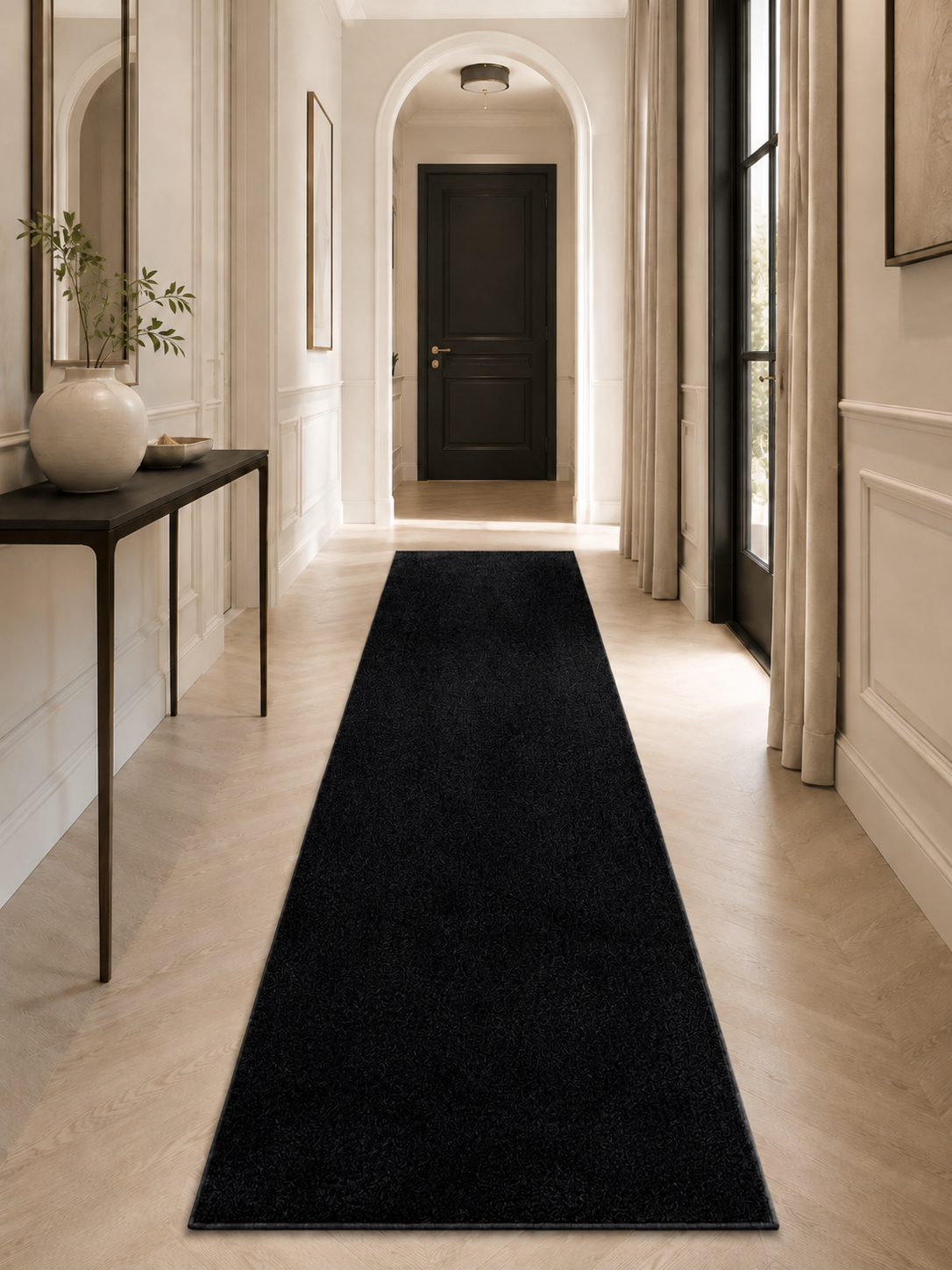 Loper Modern Vloerkleed - ATA 7000 ANTHRAZIT