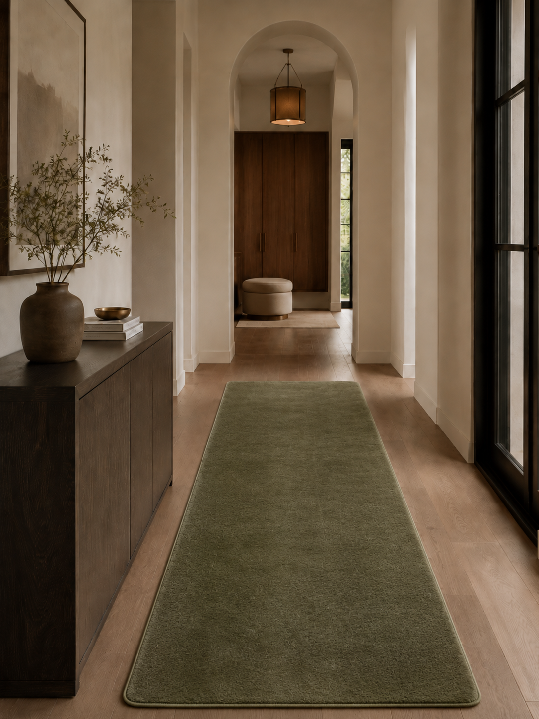 Loper Modern Vloerkleed - JOY 1400 GREEN