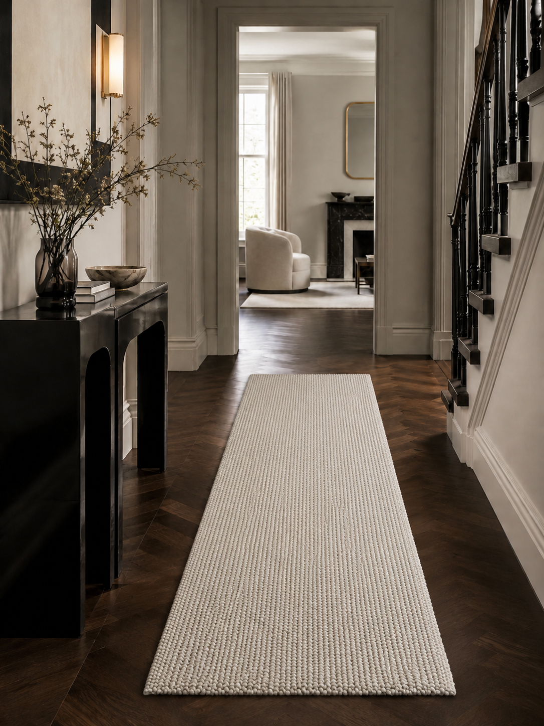 Loper Modern Vloerkleed - LOOM 4300 CREAM