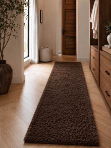 Loper Shaggy Hoogpolig Vloerkleed - LIFE 1500 BROWN