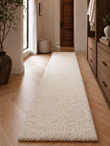 Loper Shaggy Hoogpolig Vloerkleed - LIFE 1500 CREAM