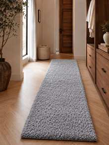 Loper Shaggy Hoogpolig Vloerkleed - LIFE 1500 LIGHTGREY