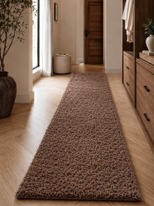 Loper Shaggy Hoogpolig Vloerkleed - LIFE 1500 MOCCA