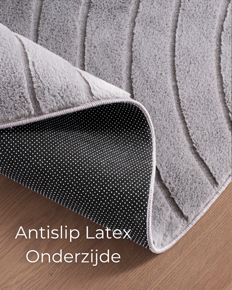 Rond Japandi Vloerkleed - Ovara Zenith Grijs