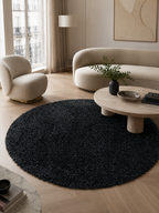 Runder Hochflor-Teppich - FLUFFY 3500 ANTHRAZIT