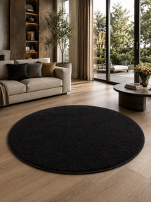 Rond Modern Vloerkleed - ATA 7000 ANTHRAZIT