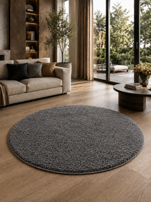 Rond Modern Vloerkleed - ATA 7000 GREY