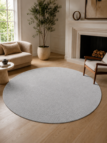 Rond Modern Vloerkleed - JOY 1400 SILVER