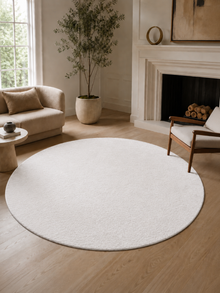 Rond Modern Vloerkleed - JOY 1400 WHITE
