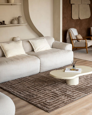 Modern Vloerkleed – Mallorca Bruin