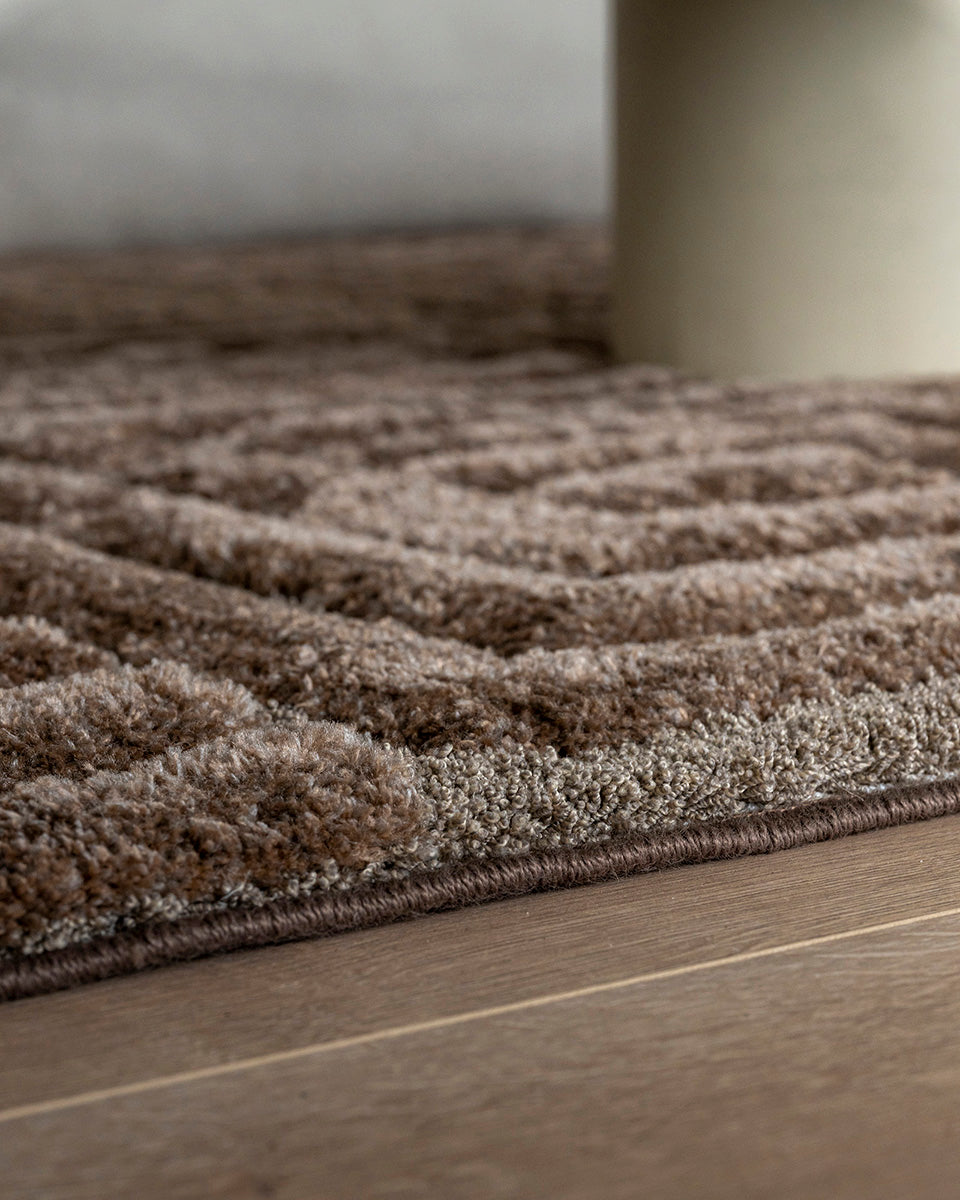 Modern Vloerkleed – Mallorca Bruin