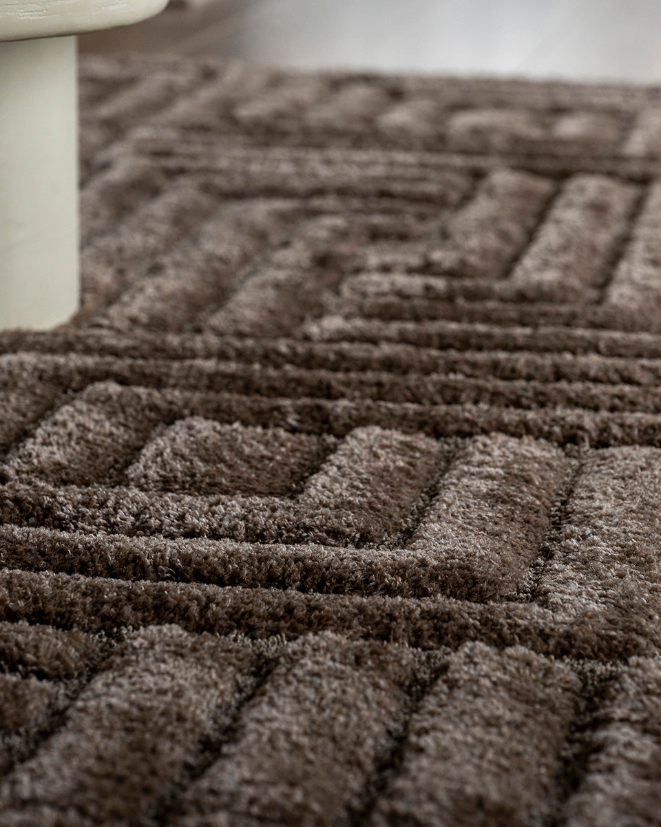 Modern Vloerkleed – Mallorca Bruin