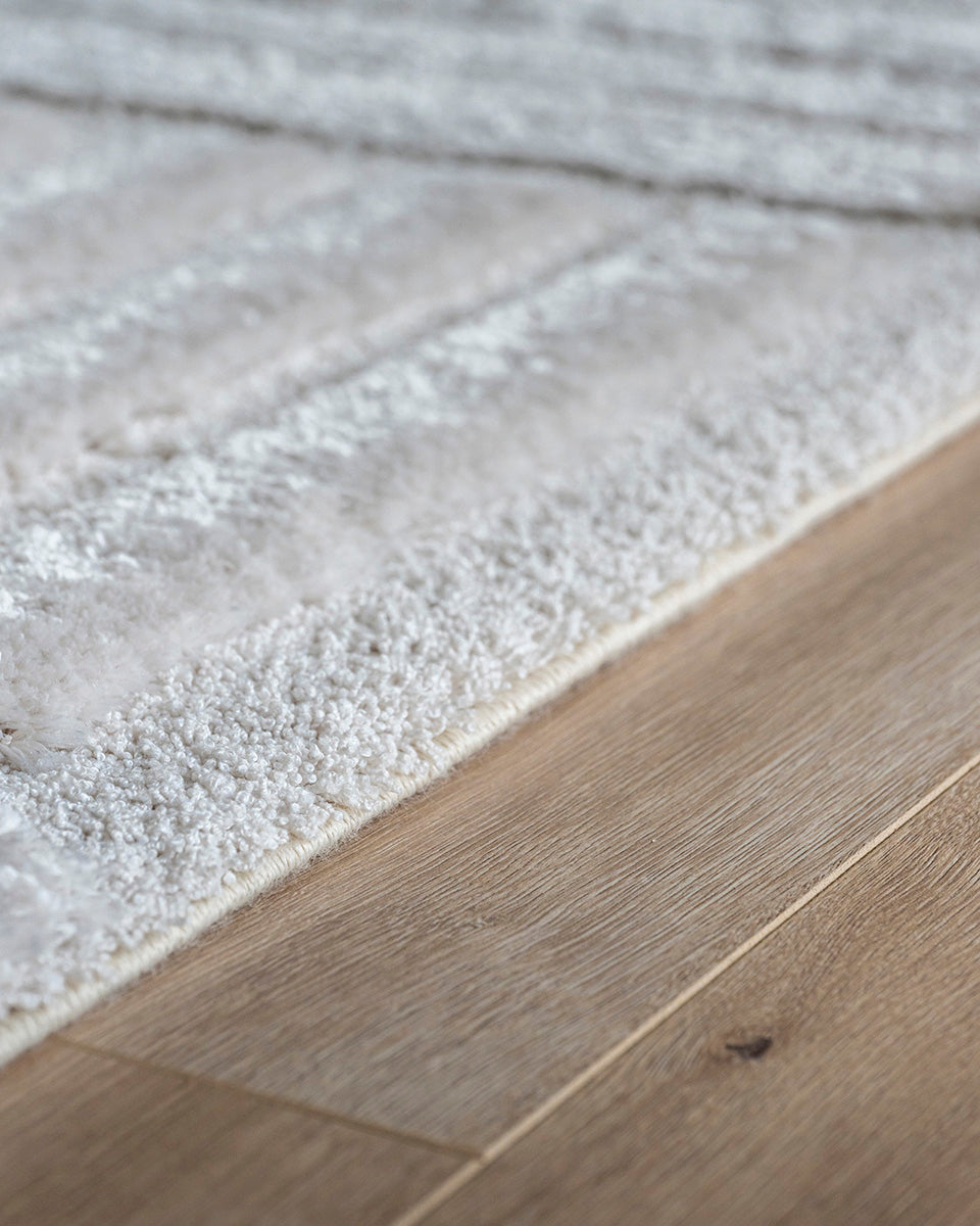 Modern Vloerkleed – Mallorca Wit