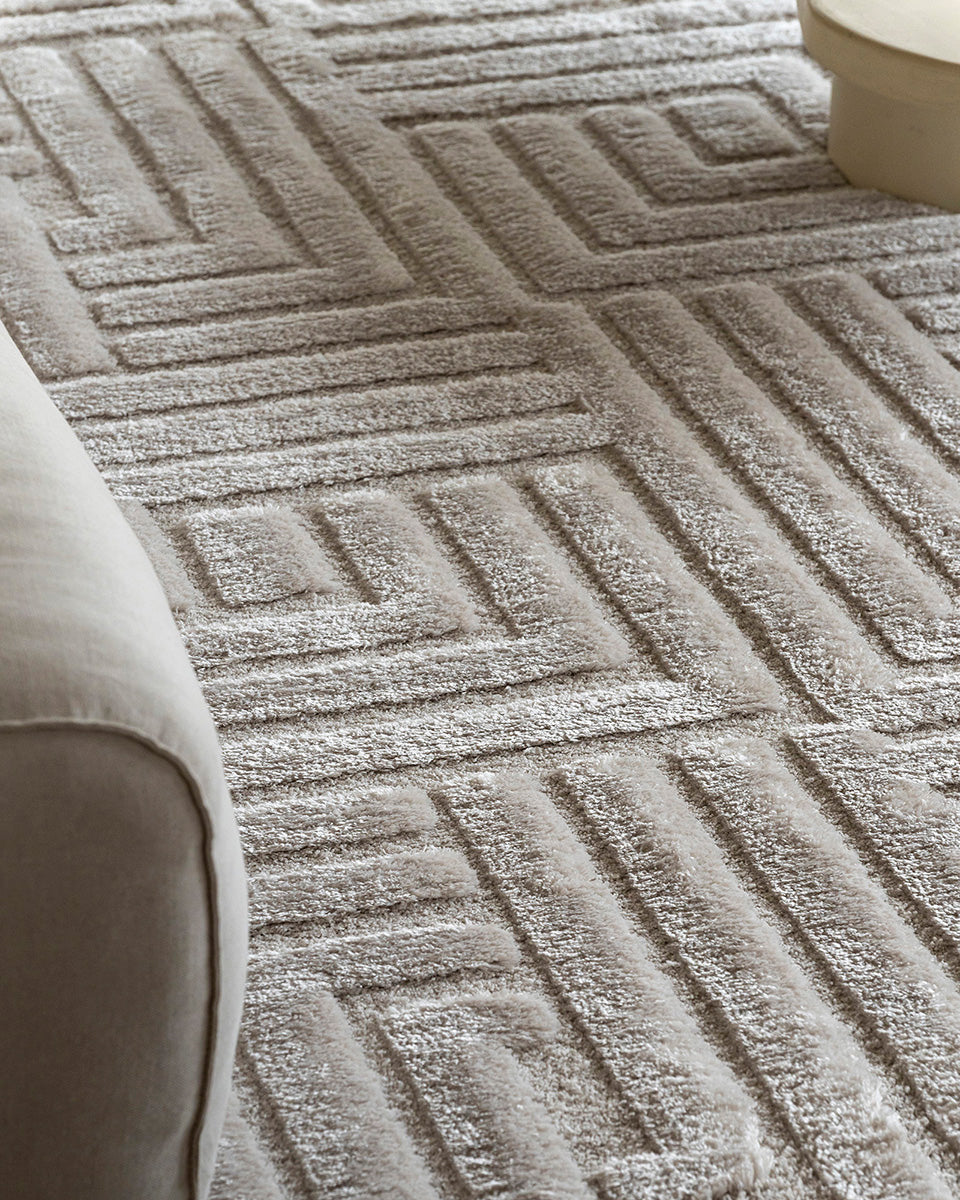 Modern Vloerkleed – Mallorca Wit