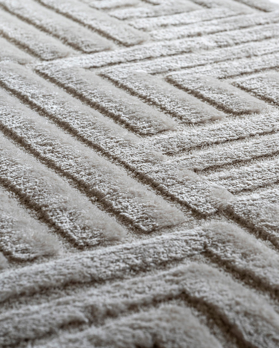 Modern Vloerkleed – Mallorca Wit