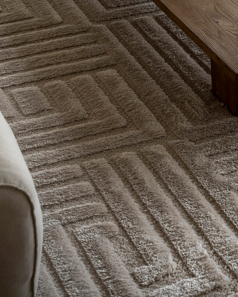 Modern Vloerkleed – Mallorca Wit