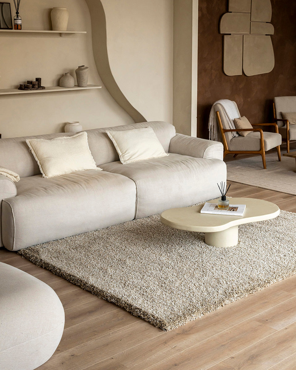 Shaggy Vloerkleed - Mistral Beige