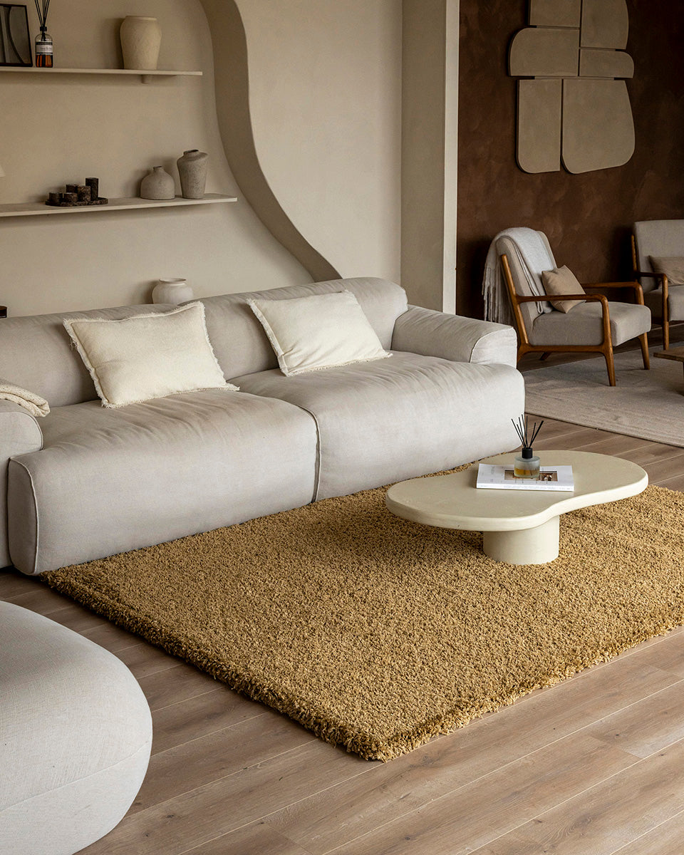 Shaggy Vloerkleed - Mistral Warm Beige