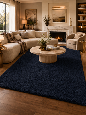 Shaggy Hoogpolig Vloerkleed - LIFE 1500 NAVY