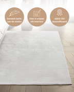 Japandi Vloerkleed - Terra Plano Gebroken Wit