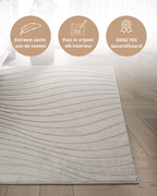 Japandi Vloerkleed - Terra Maris Beige
