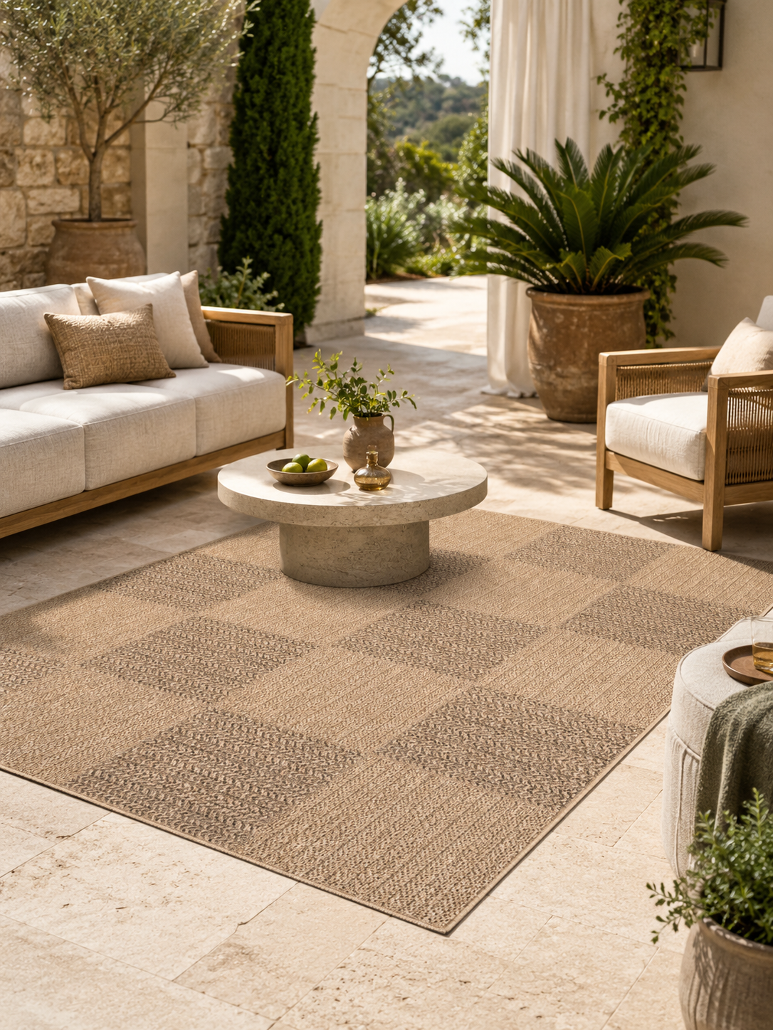 Vierkant TIMBER 1405 BEIGE