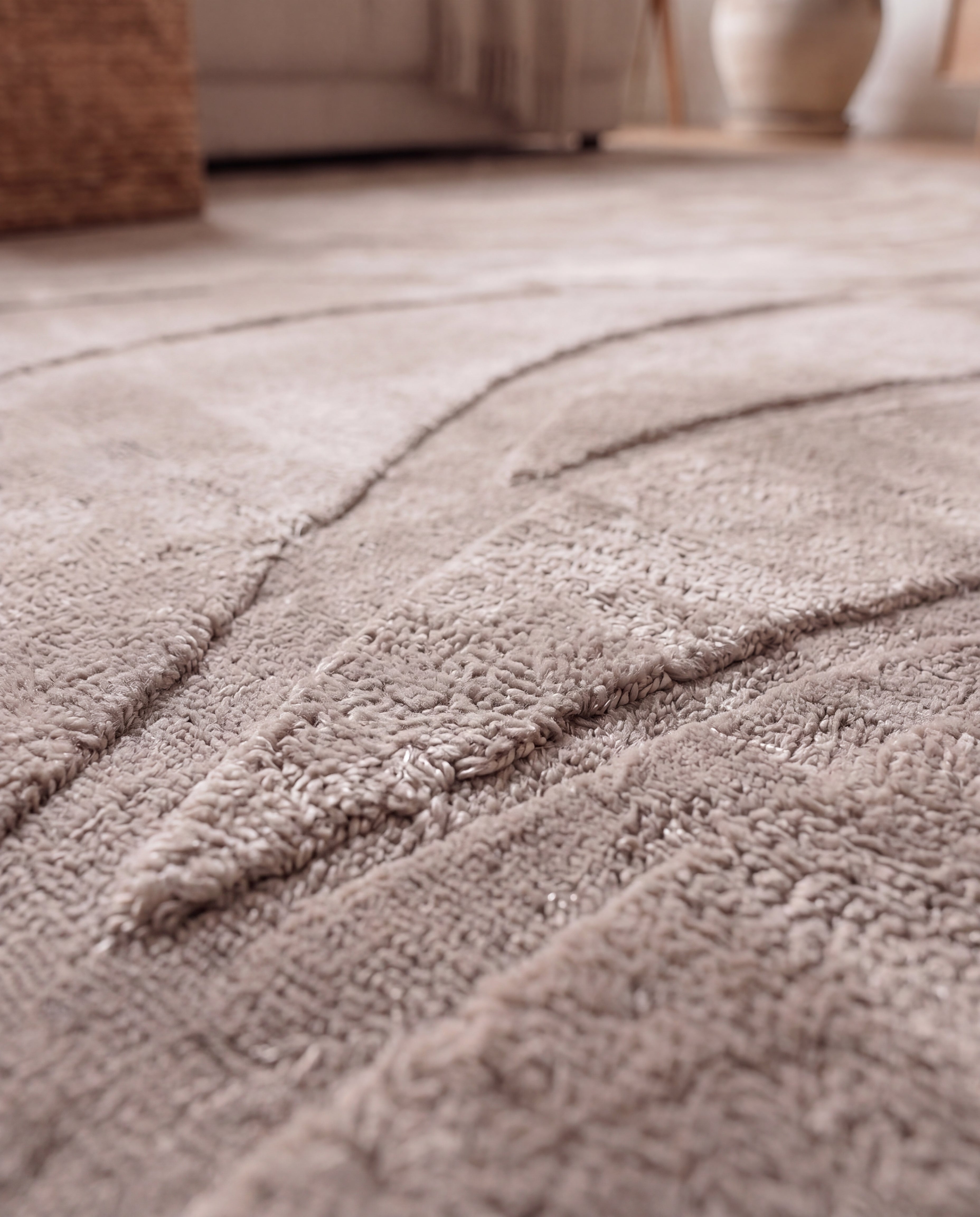 Japandi Vloerkleed Flova Taupe - 200x290 cm