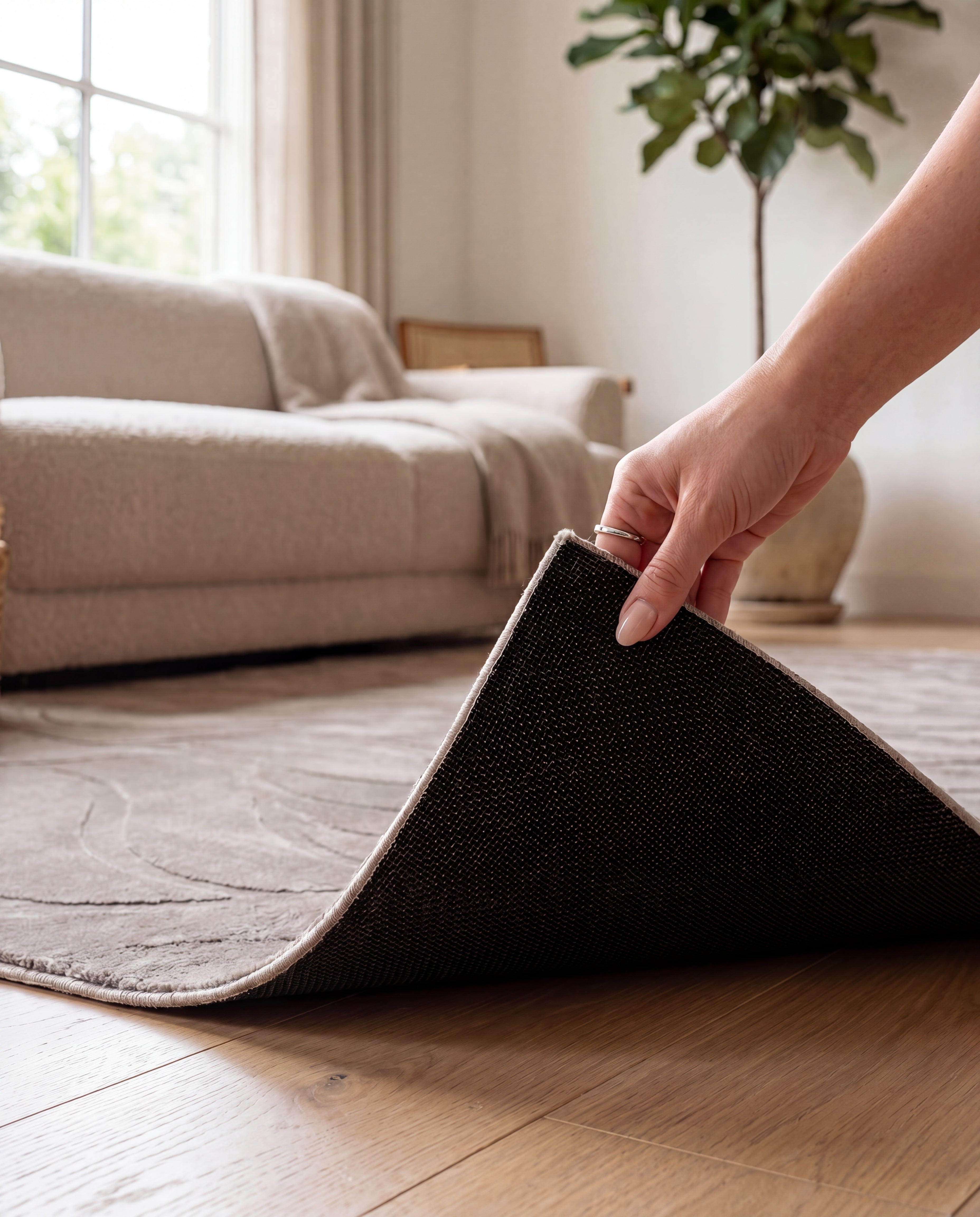 Japandi Vloerkleed Flova Taupe - 200x290 cm