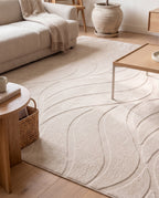 Japandi Vloerkleed Flova Beige