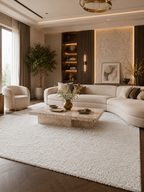 Hoogpolig Vloerkleed - FLUFFY 3500 WHITE