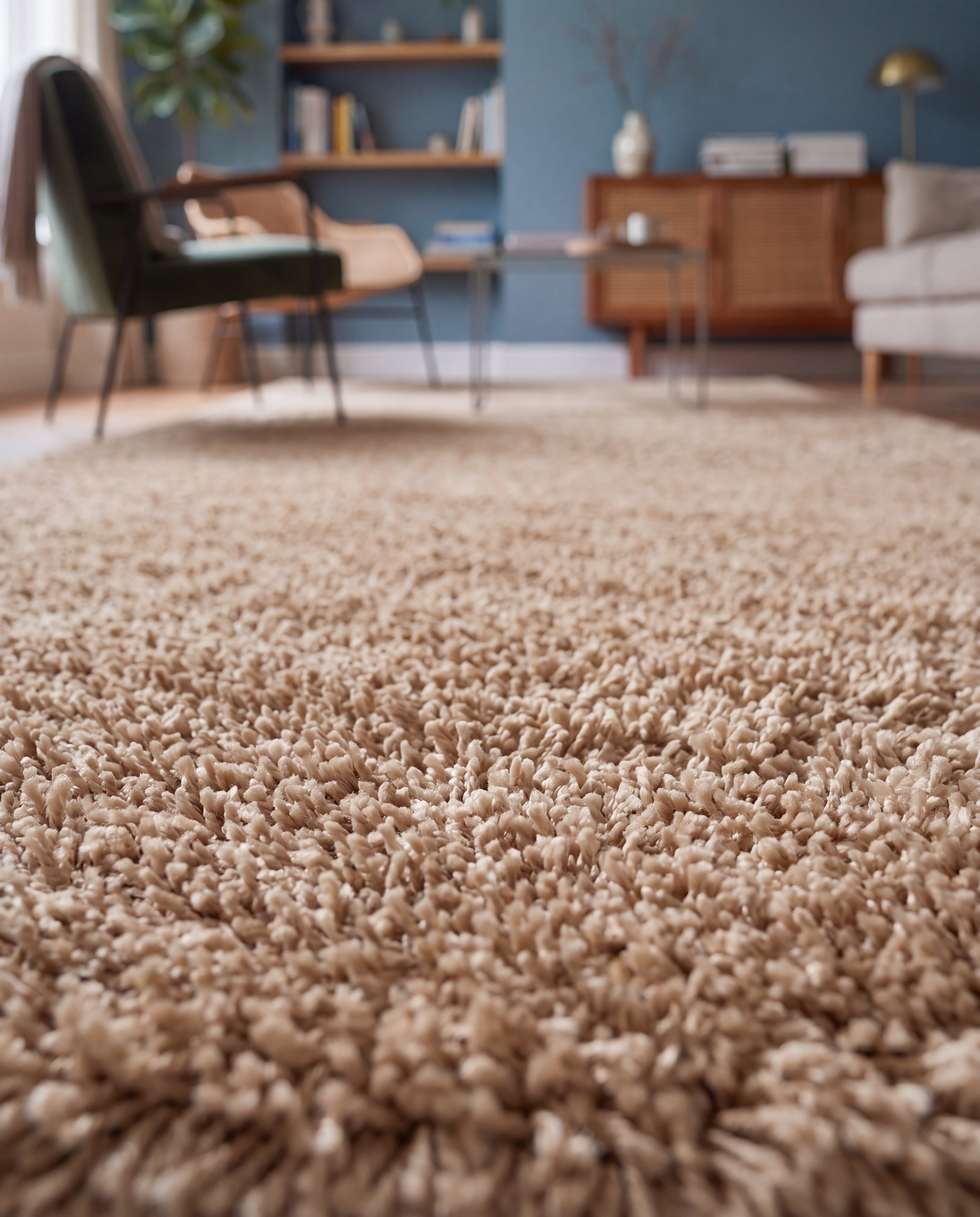 Shaggy Hoogpolig Vloerkleed - LIFE 1500 BEIGE