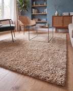 Shaggy Hoogpolig Vloerkleed - LIFE 1500 BEIGE