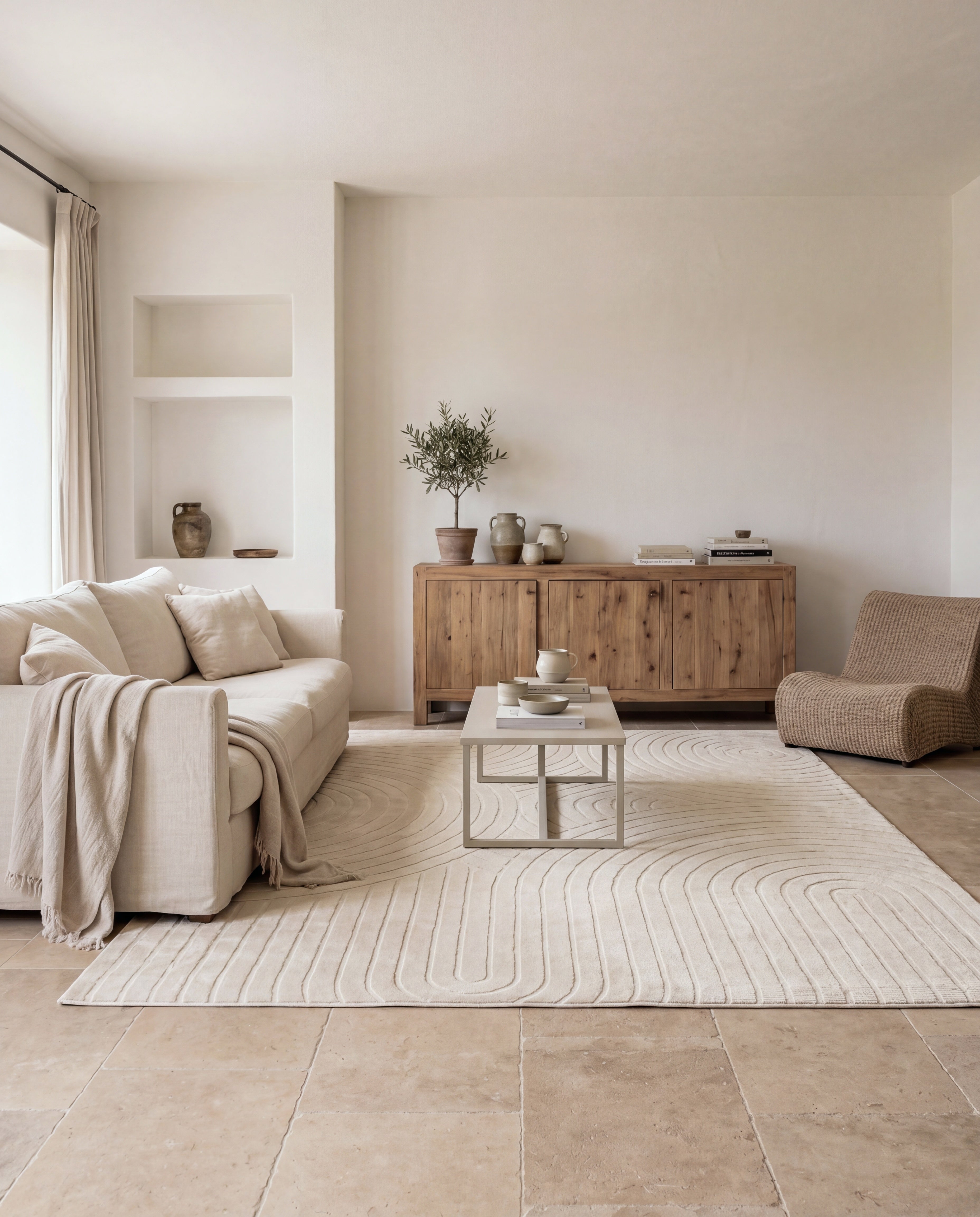 Japandi Vloerkleed - Terra Zenith Beige