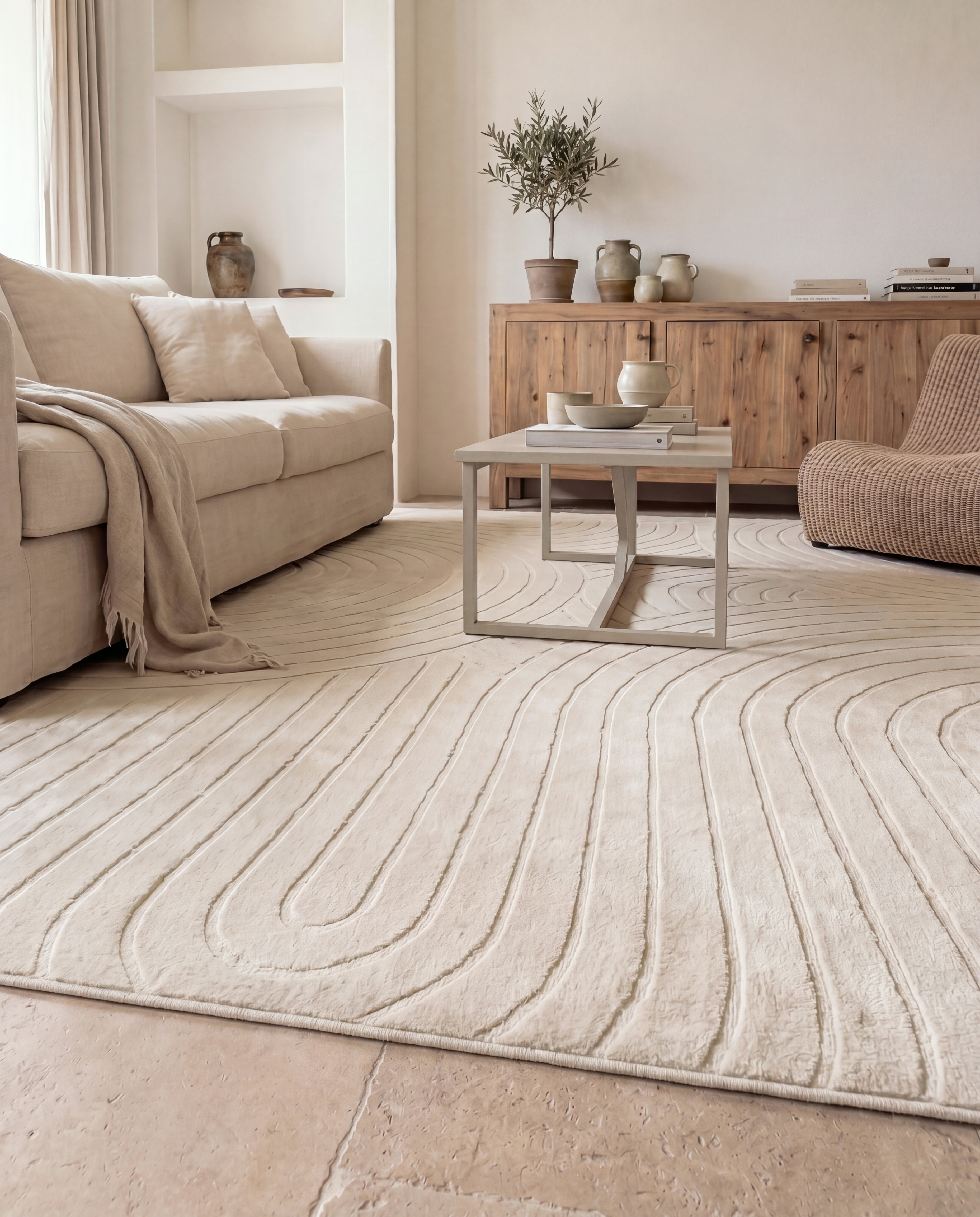Japandi Vloerkleed - Terra Zenith Beige