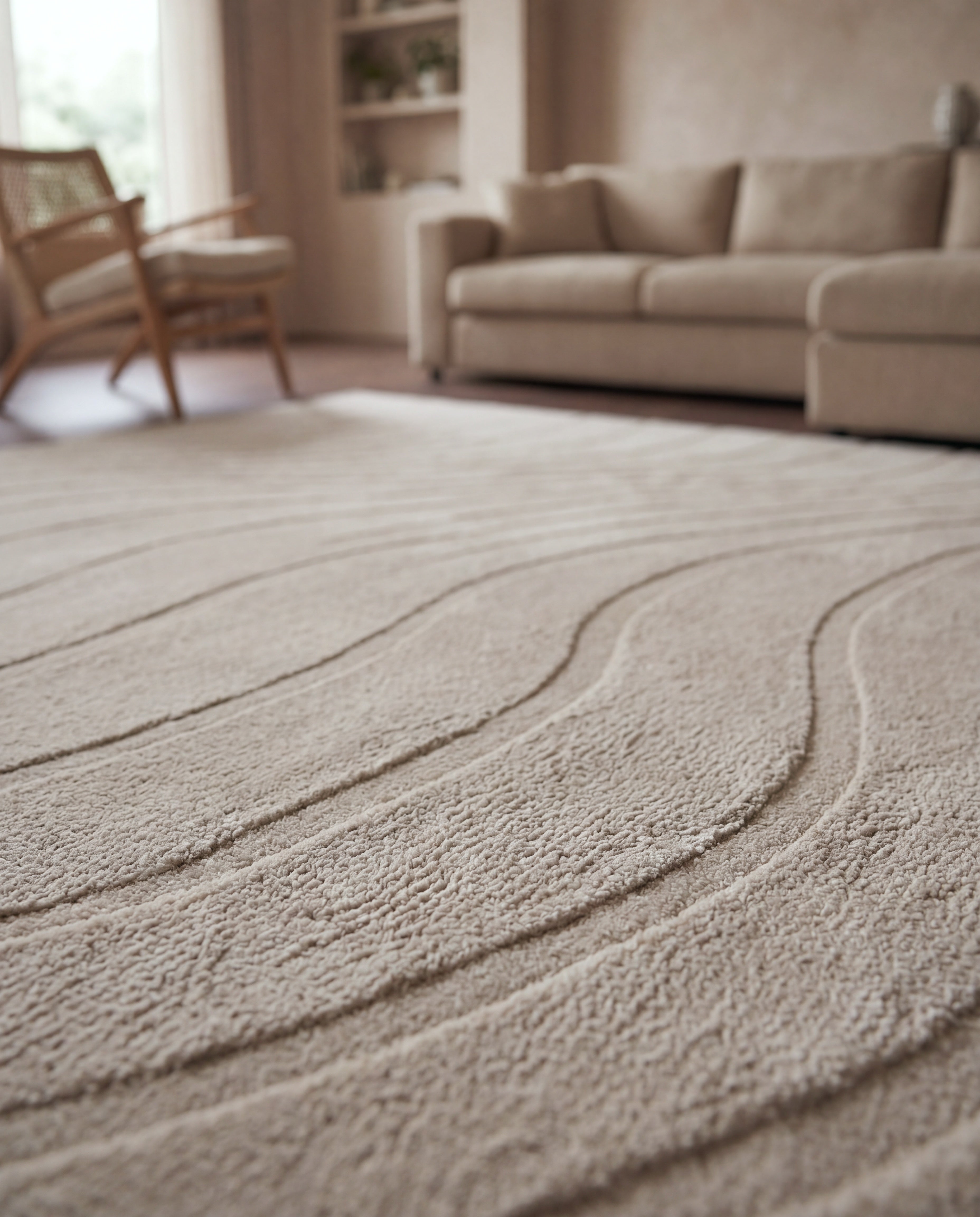 Japandi Vloerkleed - Terra Maris Beige