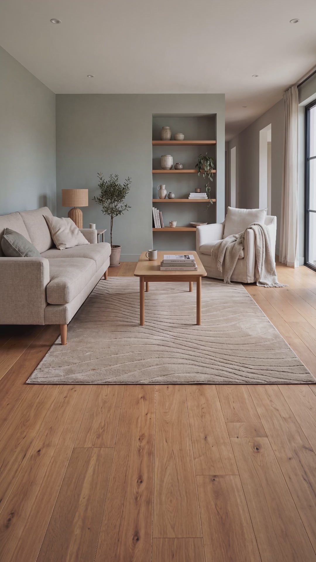 Japandi Vloerkleed - Terra Maris Taupe
