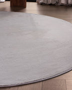 Rond Japandi Vloerkleed - Ovara Plano Taupe