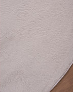 Rond Japandi Vloerkleed - Ovara Plano Taupe