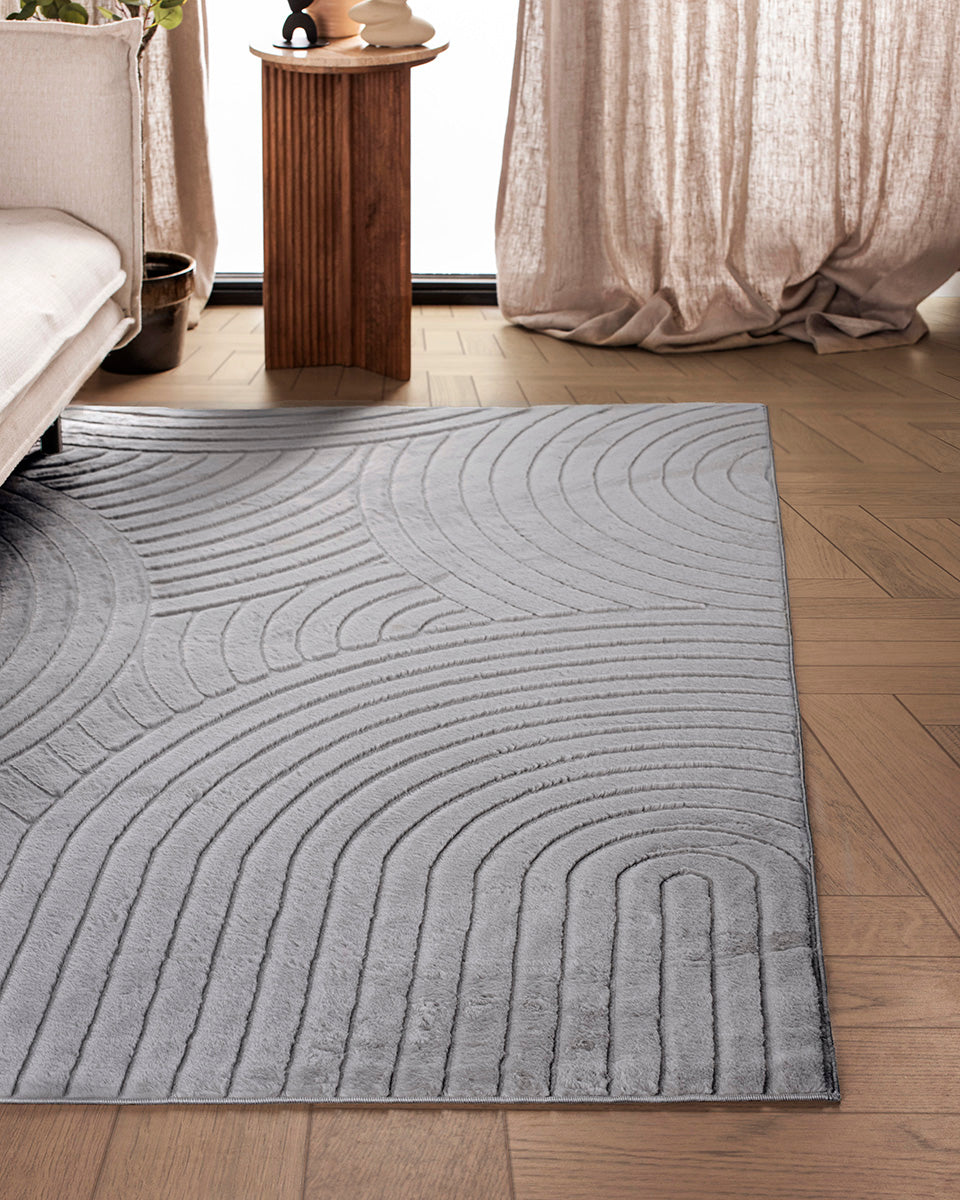 Japandi Vloerkleed - Terra Zenith Grijs