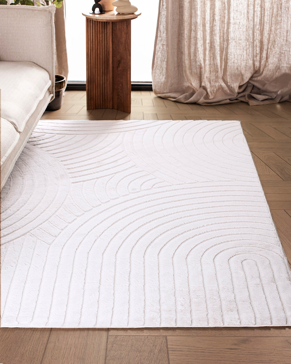 Japandi Vloerkleed - Terra Zenith Gebroken Wit